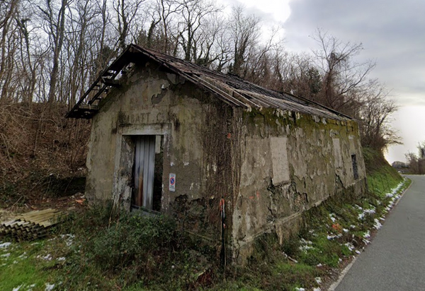 Dark and Mysterious Ancient Urban Ruins, abandoned place in Italy