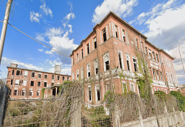 Ancient Lost Urban Ruins with No Name, abandoned place in Italy
