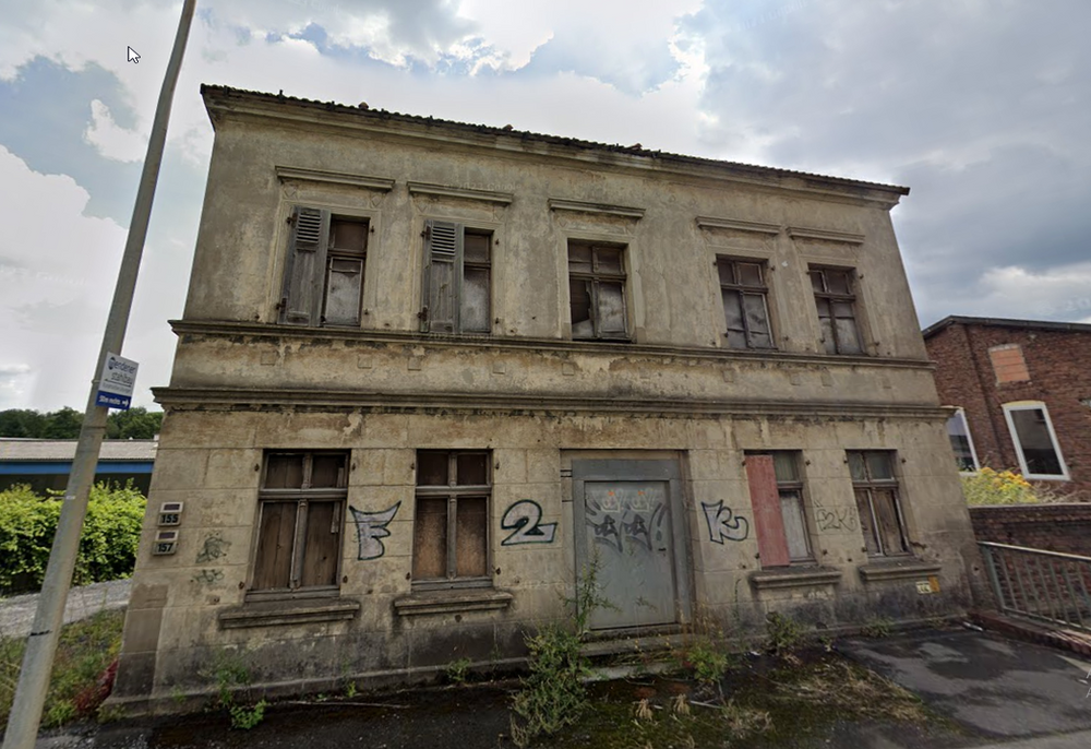 Cantine sans odeur de brûlé, lieu abandonné en Allemagne